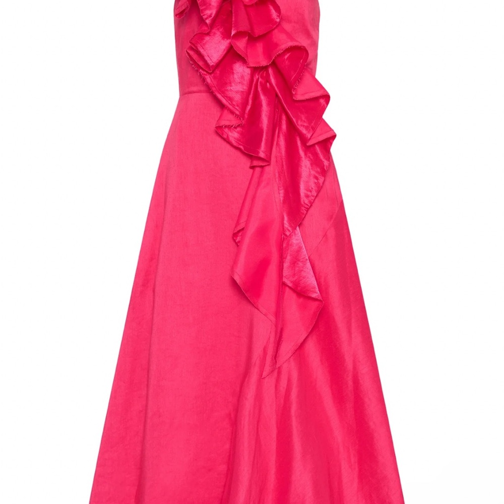 Adelia Ruffle Midi Dress - Picture 2 of 5